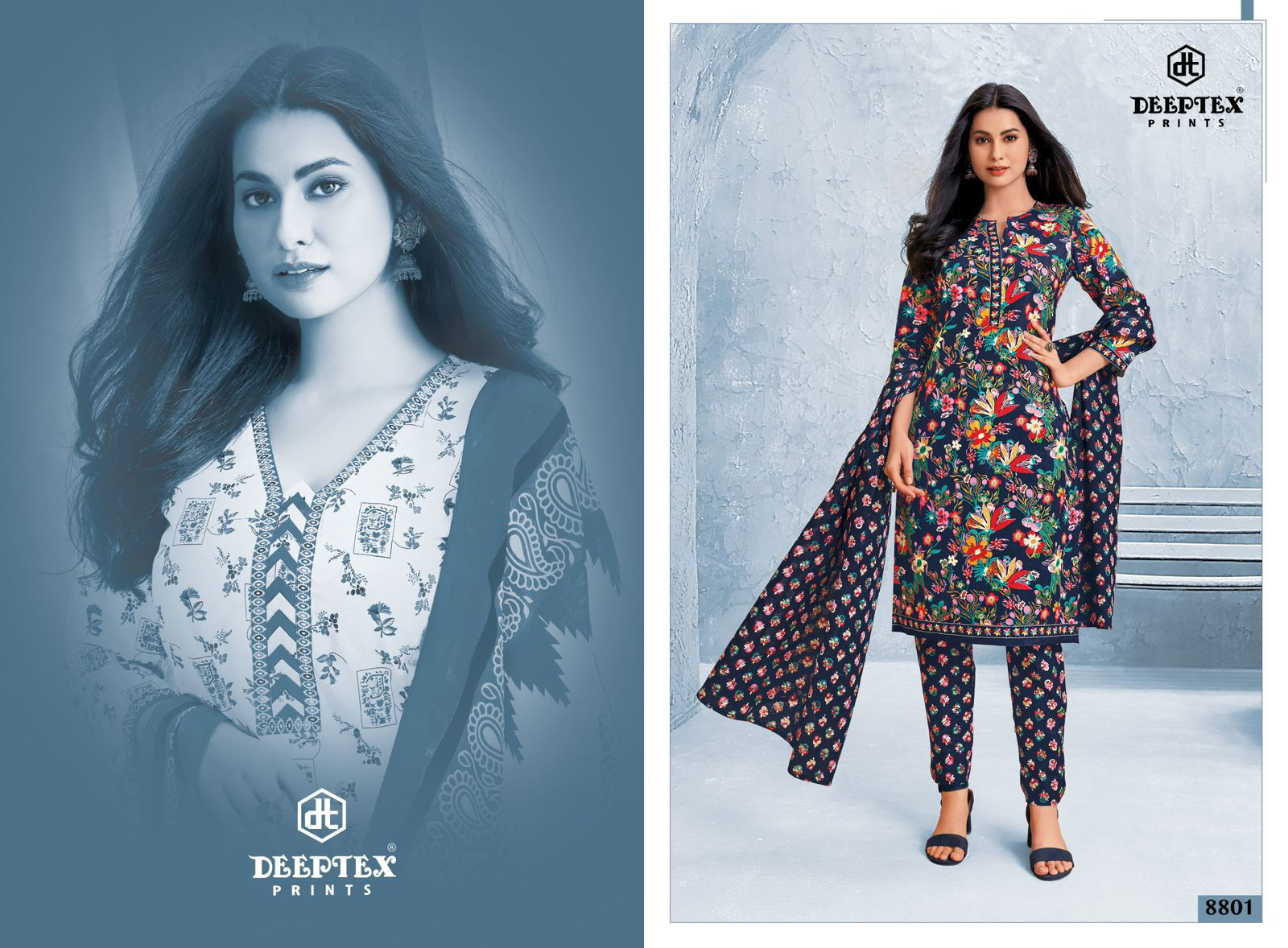 Miss India Vol 88 By Deeptex Cotton Printed Dress Material Wholesale Shop In Surat
